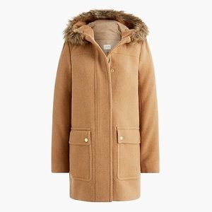 NWT J Crew Vail Parka - Heathered Acorn - size 4